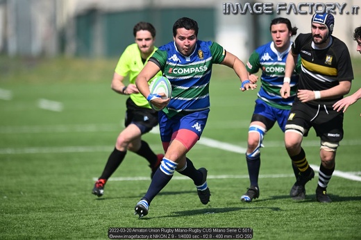 2022-03-20 Amatori Union Rugby Milano-Rugby CUS Milano Serie C 5017